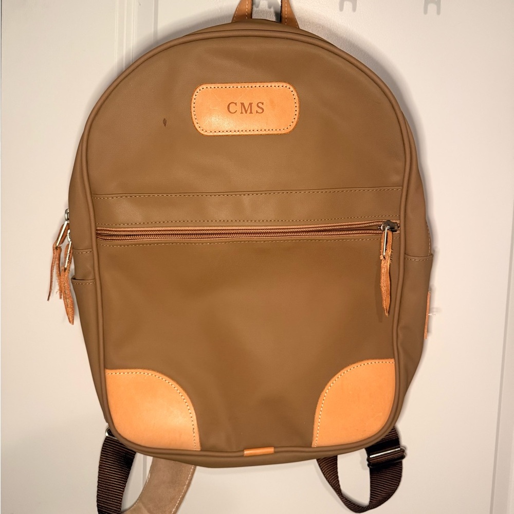 Jon Hart Design Tan and Cream Backpack